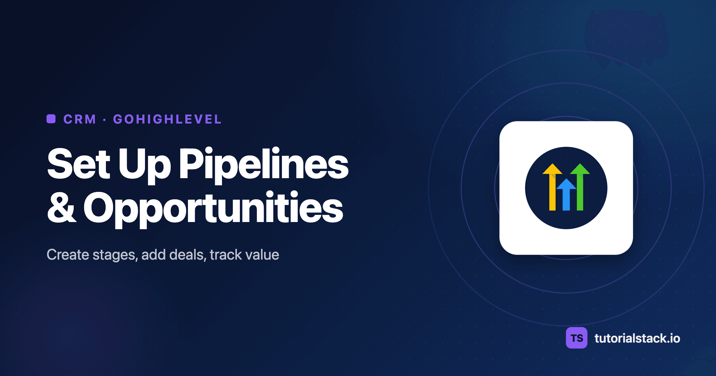 Setting up pipelines and opportunities in GoHighLevel shown on Tutorial Stack